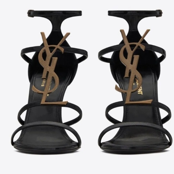 Saint Laurent  Cassandra Logo  Sandals size 42 - Picture 2 of 6